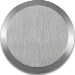 Jasa blindskilt Ø52 mm x 12 mm massiv rustfri stål