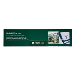 Juliana Gartner 16,2 m² drivhus alu/sort med 10mm polycarbonat