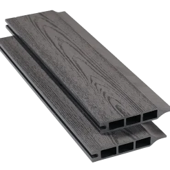 Kirkedal komposit profilbræt K2 Sort 25x150x1800 mm (dobbeltklink)