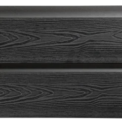 Kirkedal komposit profilbræt K2 Sort 25x150x1800 mm (dobbeltklink)