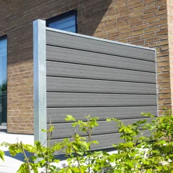 Kirkedal komposit profilbræt K2 Sort 25x150x1800 mm (dobbeltklink)