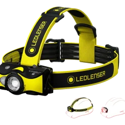 Ledlenser iH9R pandelampe inkl. 1xgenopladelig batteri sort