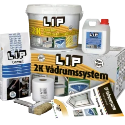 LIP komplet vådrumssystem