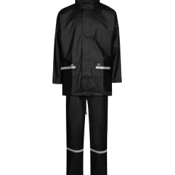 Lyngsøe microflex pu regnsæt sort str. 2XL