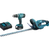Makita DLX2113S Kombo-kit akku skruemaskine / hækkeklipper LXT 18V 3,0 Ah
