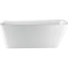 Milobad badekar 78x60x170 cm hvid akryl