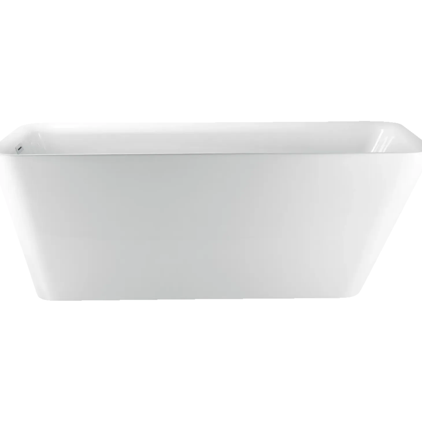 Milobad badekar 78x60x170 cm hvid akryl