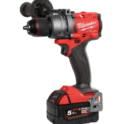 Milwaukee M18™ Fuel™ FDP3-502X slagboremaskine 2x5,0Ah batteri/lader og HD boks