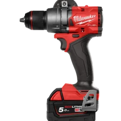 Milwaukee M18™ Fuel™ FDP3-502X slagboremaskine 2x5,0Ah batteri/lader og HD boks