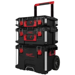 Milwaukee Packout™ 3-delt sæt med trolley og to modulsystem bokse