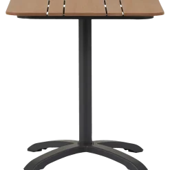 Morsø cafébord Alu/nonwood 69x69 cm sort/teak