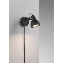 Nordlux Aslak væglampe sort