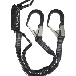 OX-ON Twin Safety Lanyard Comfort klatreline 1,5 m