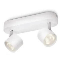 Philips Star LED spot 2x4W hvid