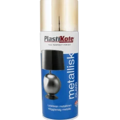 Plasti-kote metal 452 spraymaling guld 400 ml