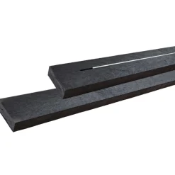 PLUS Alpha Junior Bord/Bænkesæt 118 cm RePlast Sort