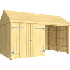Plus Classic Multi Havehus 10 m² 2 moduler m/dobbeltdør og åben front