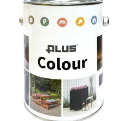 PLUS lasurfarve Sort 2½ ltr.