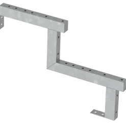 Plus 34,2° Trappevange 2 trin m/beslag Trindybde 28 cm