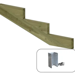 Plus 19º Trappevange 3 trin m/beslag Trindybde 39 cm