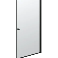 Scanbad brusedør 99x200 cm mat sort