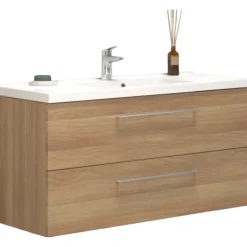 Scanbad Multo vaskeskab m/Aura marmorvask 120x62x45 cm varm eg
