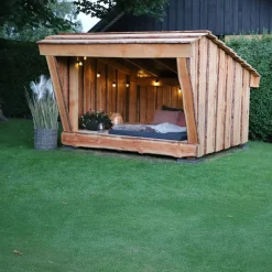 Shelter i lærketræ, 4 personer