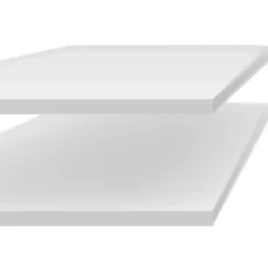 Sprint hylder til garderobeskab hvid - pk. á 2 stk.