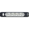 5-stikdåse med USB A+C 1,4m ledning