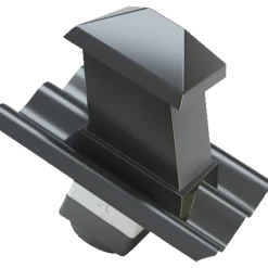 Swisspearl hætte til aftræksrør B6 150x150 mm 15/45° grå