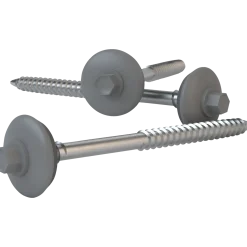 Swisspearl 100 tagskrue m/tætningsskive 6x100 mm grå 100 stk