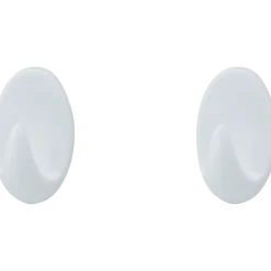 Target ovale kroge large 2 stk hvid