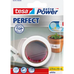 Tesa® extra Power Perfect hvid 2,75 m x 19 mm
