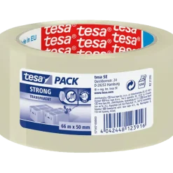 Tesa emballagetape 66 m x 50 mm transparent