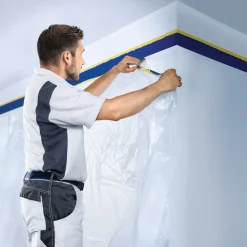 Tesa® 4365  2-i-1 afdækningsplast 2600 mm x 17 m