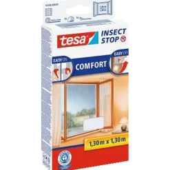 Tesa®Insect Stop Insektnet Comfort t/vinduer 1,3x1,3 m hvid