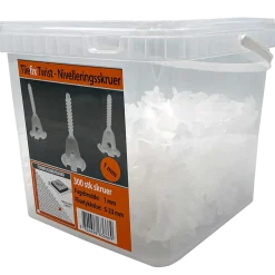 Tilefix Twist flisenivelleringsskruer 1 mm 100 stk