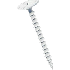 Troldtekt® strukturskrue til træ og stål 4,2x55 mm hvid 100 stk.