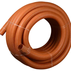 Wavin drænrør korrugerede pvc 1,5x5 mm 113 mm x 50 m rød