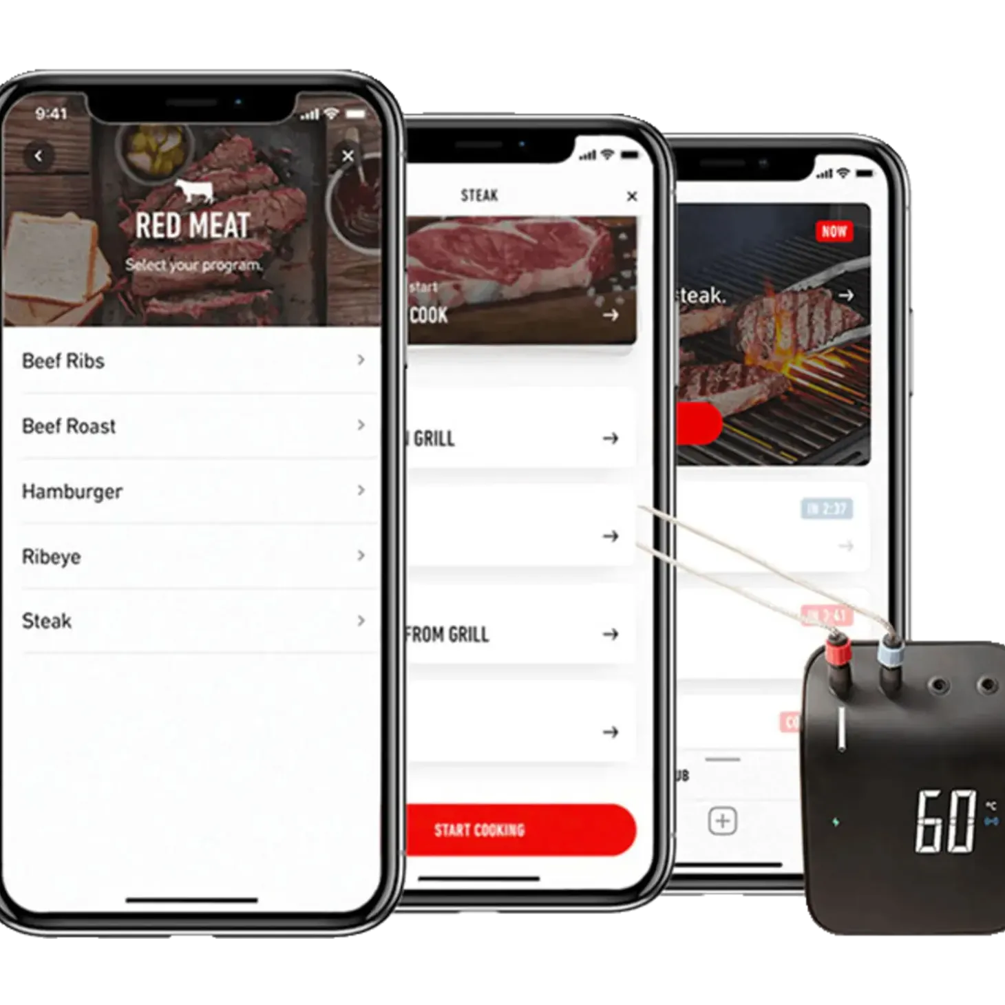 Weber Connect Smart Grilling Hub stegetermometer