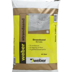 Weber strandsand 0-2 mm 15 L