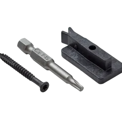 Wimex Royal preload bort-clips sort , inkl. skrue 45 mmbort t-clips bred 23 mm , 100 stk pr kasse